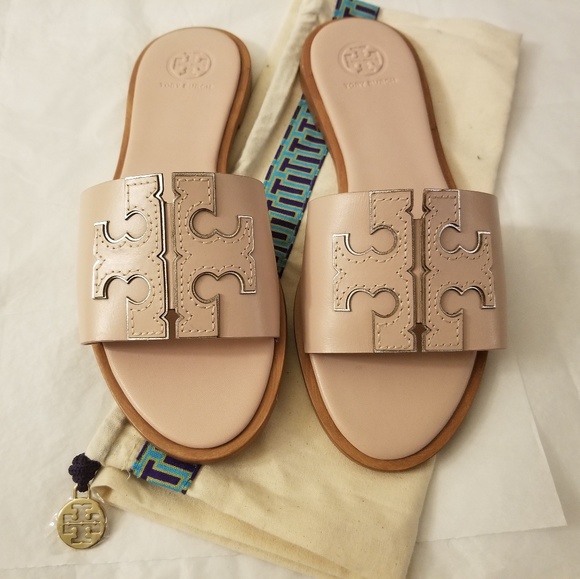 tory burch slip on sandals